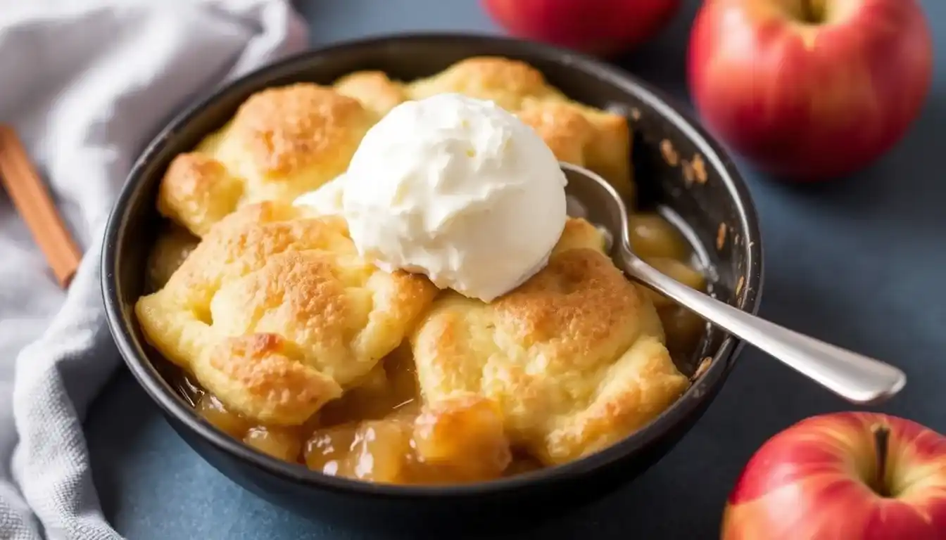 Apple Cobbler with Cake Mix