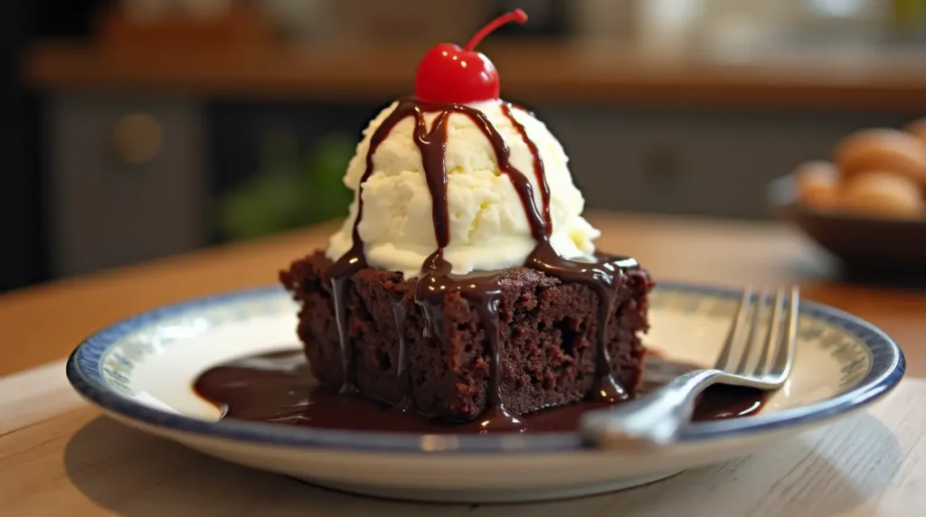 Brownie Sundae