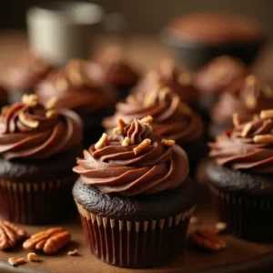 German Chocolate Cupcakes 1