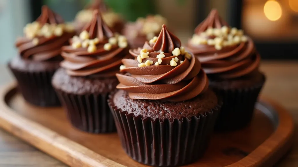 German Chocolate Cupcakes