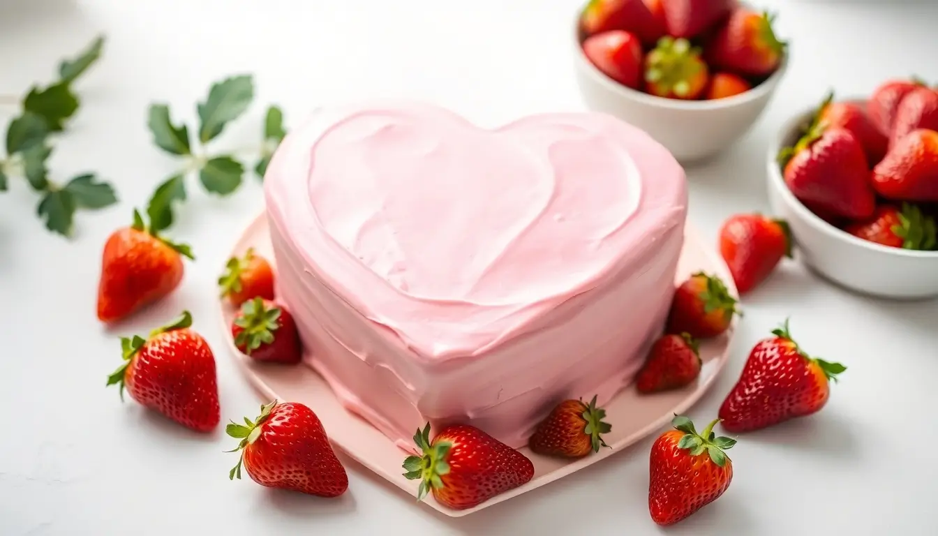 Heart Shaped Cake