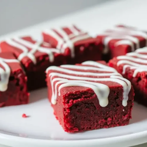 Red velvet brownies