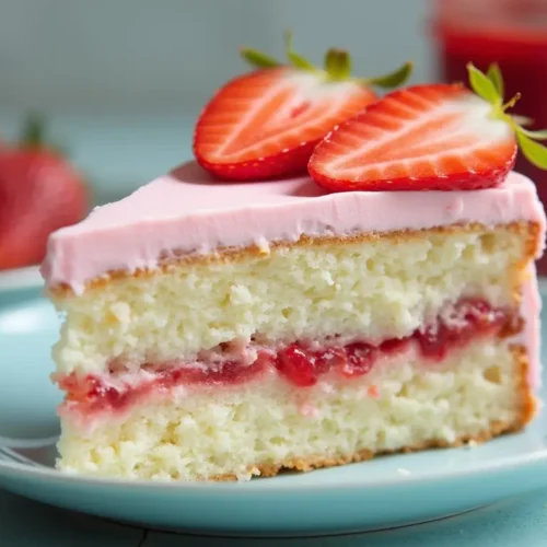 Strawberry Vanilla Cake