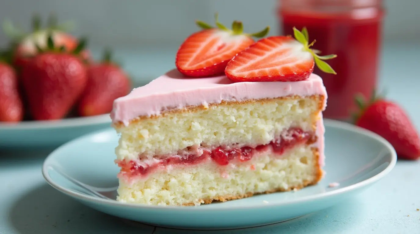 Strawberry Vanilla Cake