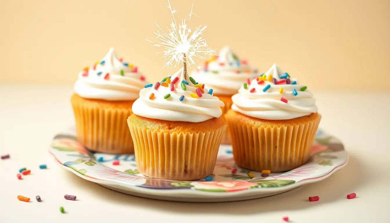 birthday cupcakes