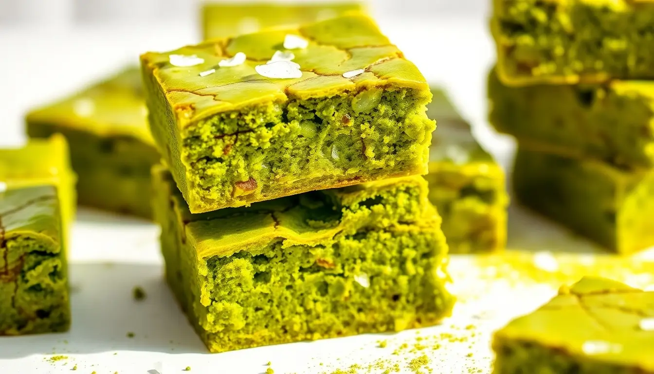 matcha brownies