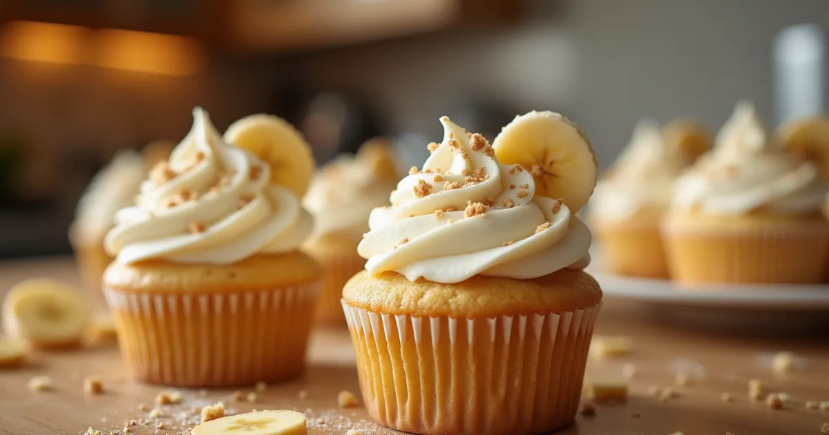 Banana Pudding Cupcakes