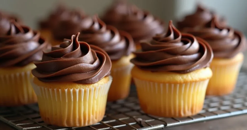 Boston Cream Cupcakes 1