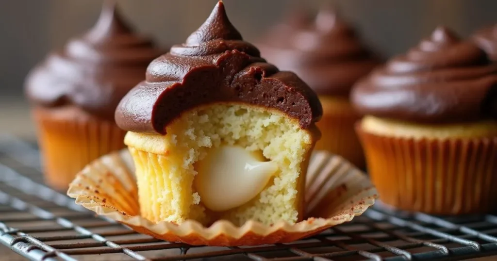 Boston Cream Cupcakes 2