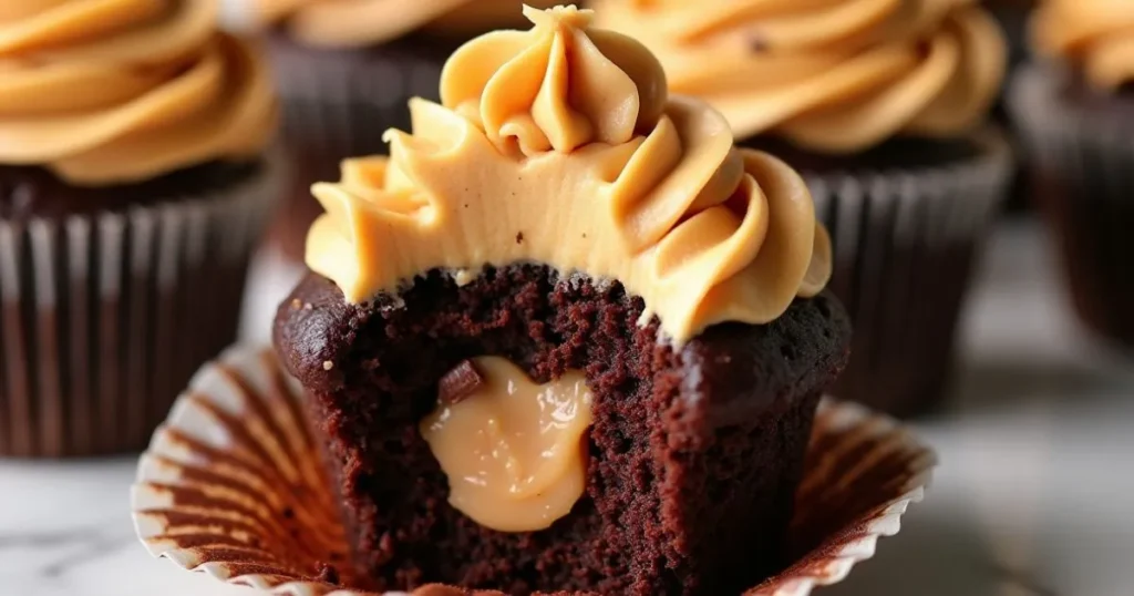 Reese's peanut butter cup cupcakes 1