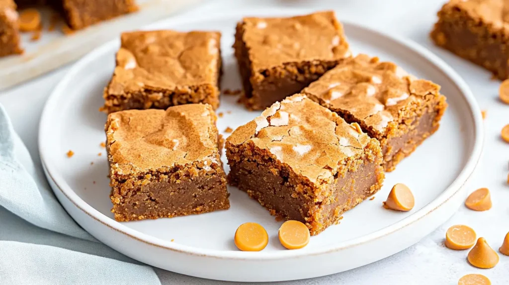 Butterscotch brownies