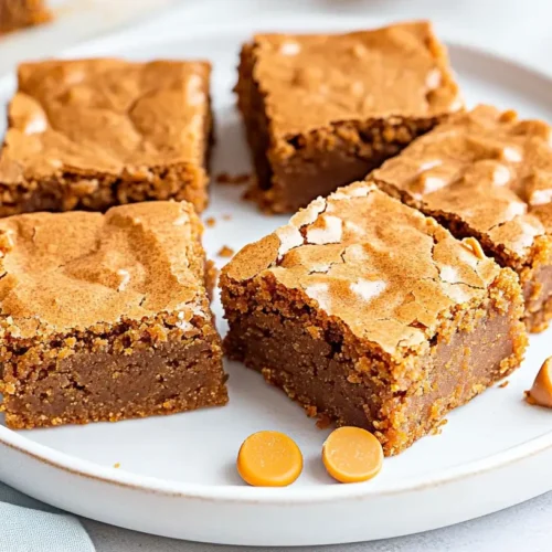 Butterscotch brownies