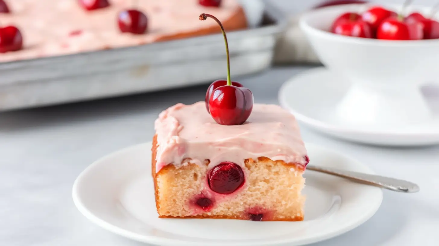 Cherry Chip Cake