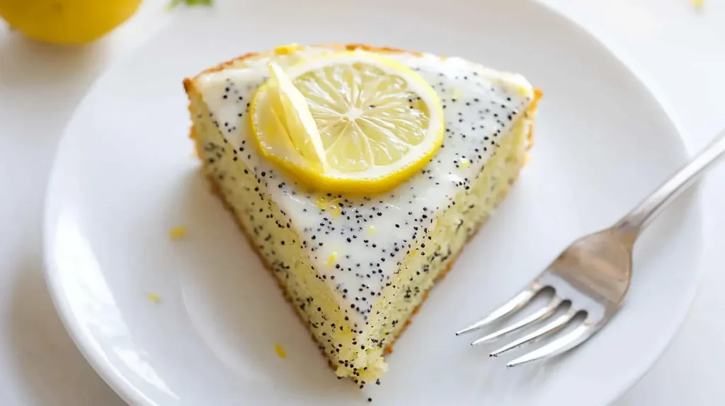 Lemon poppy seed cake