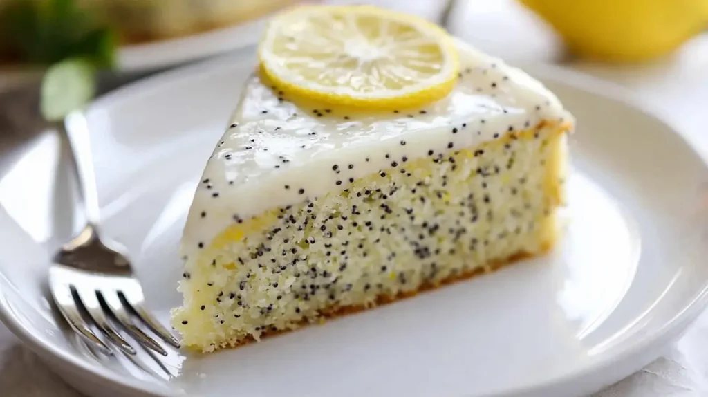 Lemon poppy seed cake