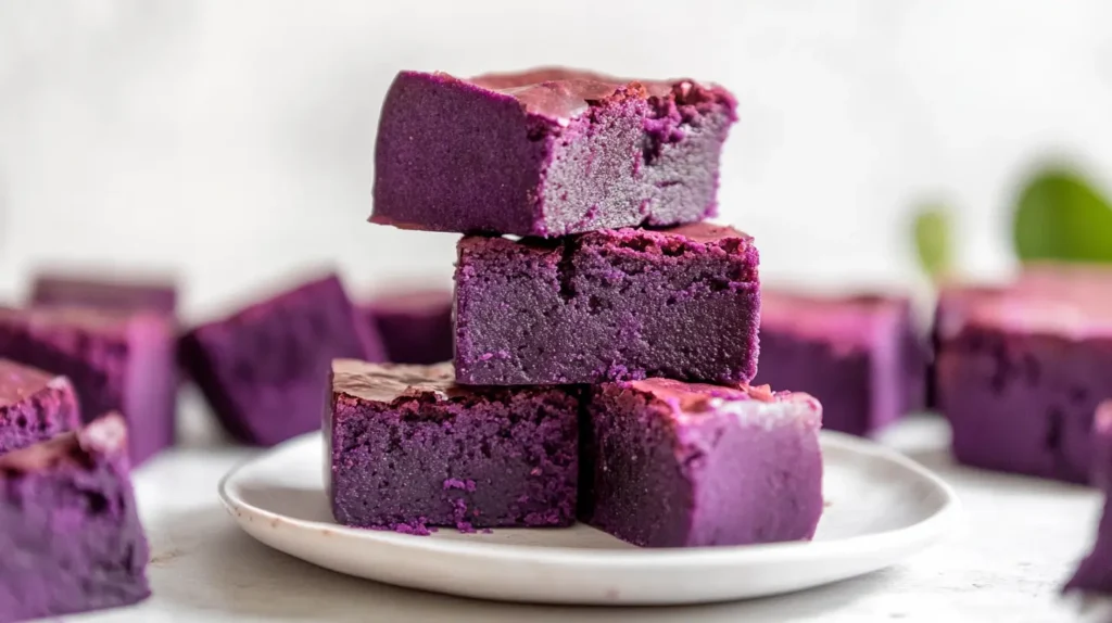 Ube brownies