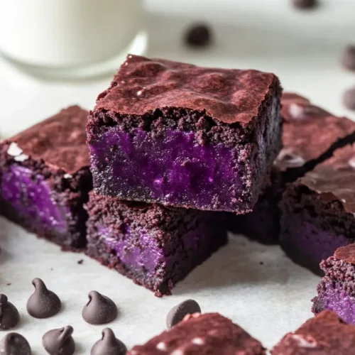 Ube brownies