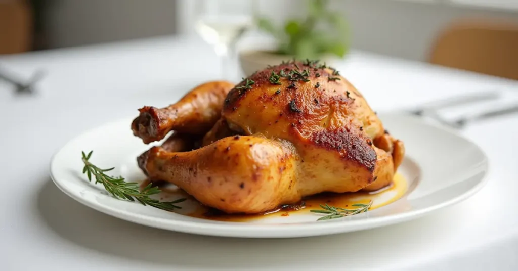 Brazilian roasted half chicken