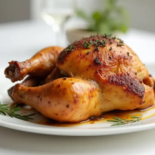 Brazilian roasted half chicken