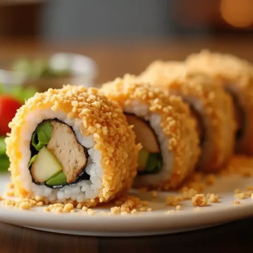 Chicken tempura roll