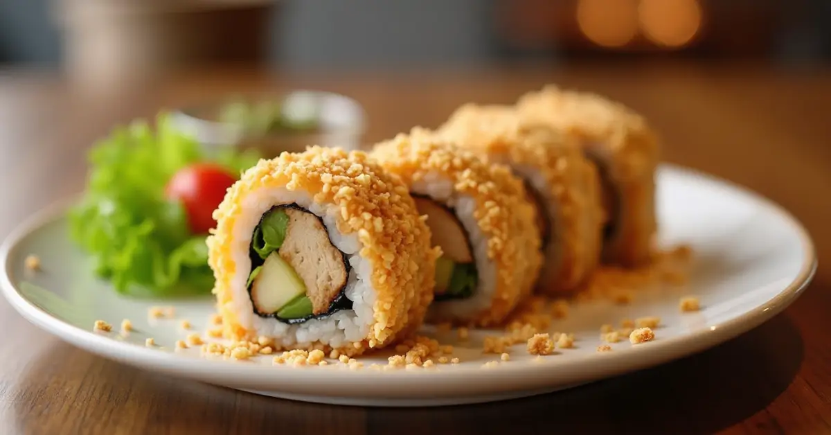 Chicken tempura roll