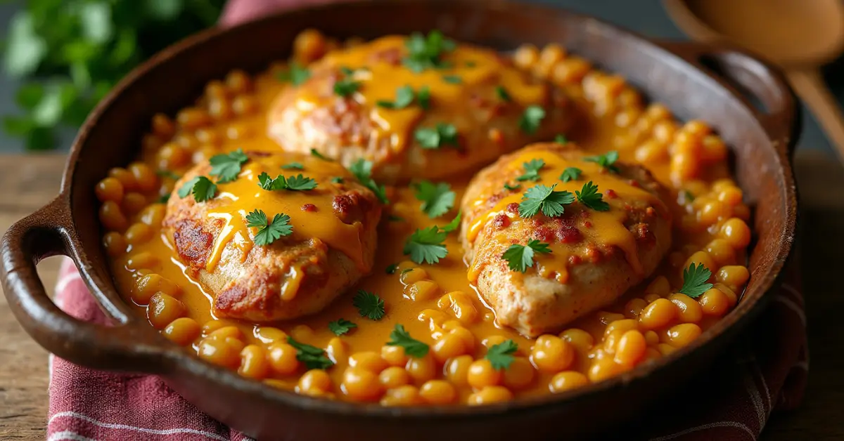 Chicken thighs hominy casserole