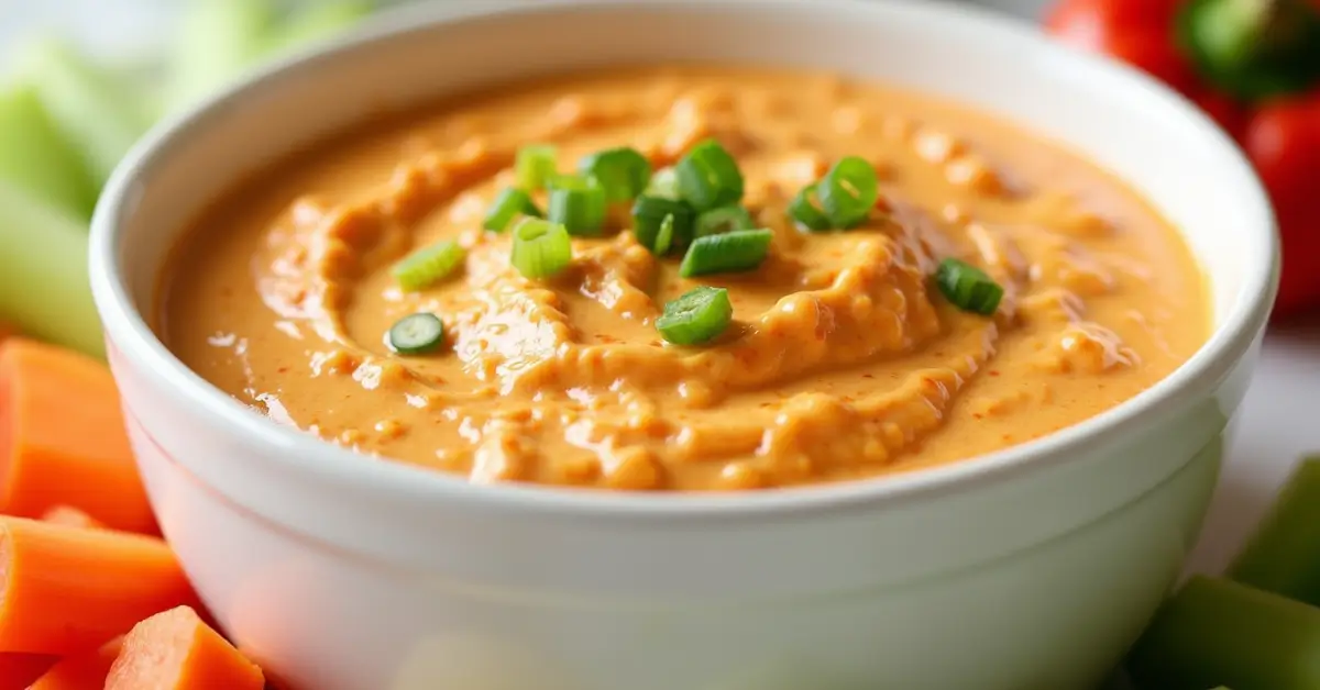 Cottage cheese buffalo chicken dip