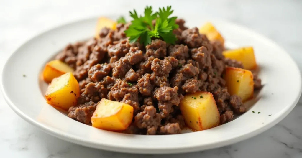 Ground Beef and Potatoes