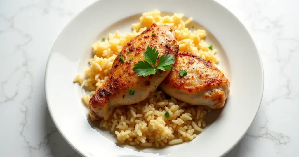 Oven Baked Chicken and Rice