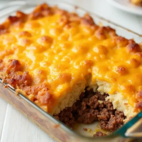 ground beef and hash brown casserole