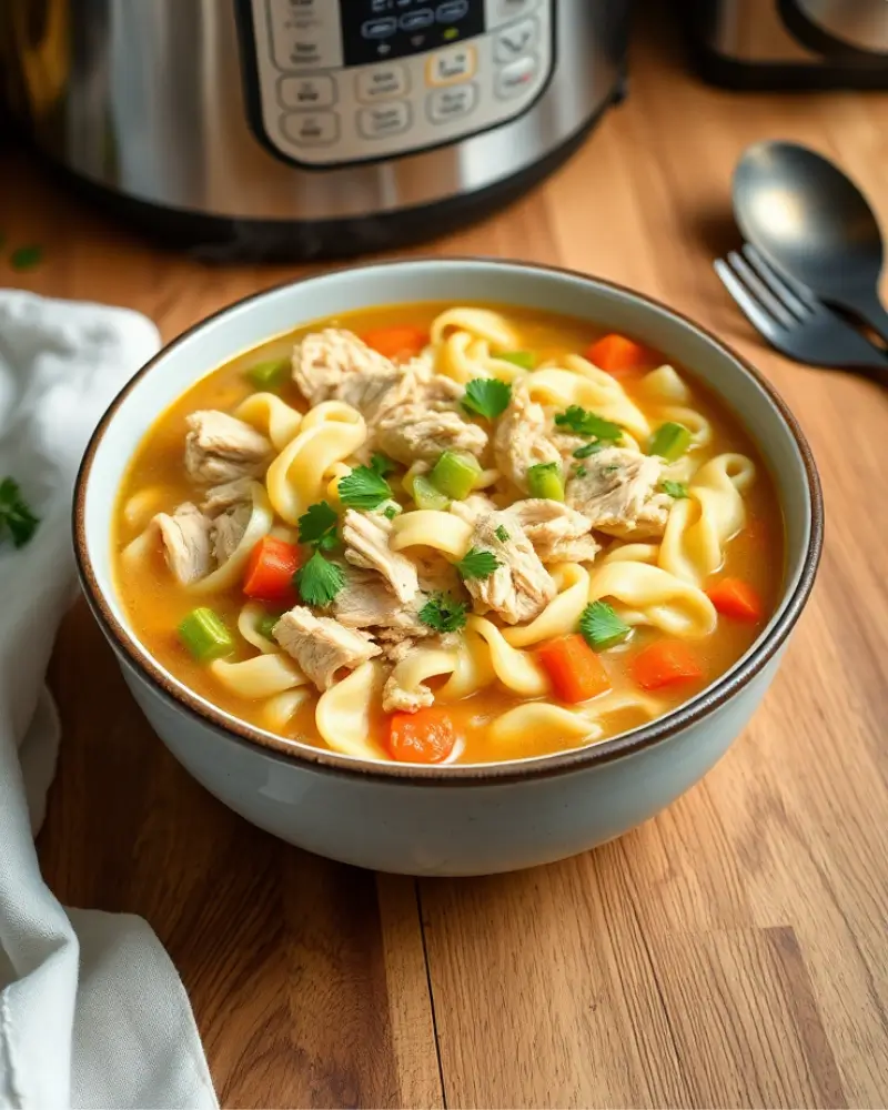 instant pot chicken and noodles