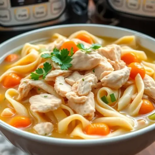 instant pot chicken and noodles