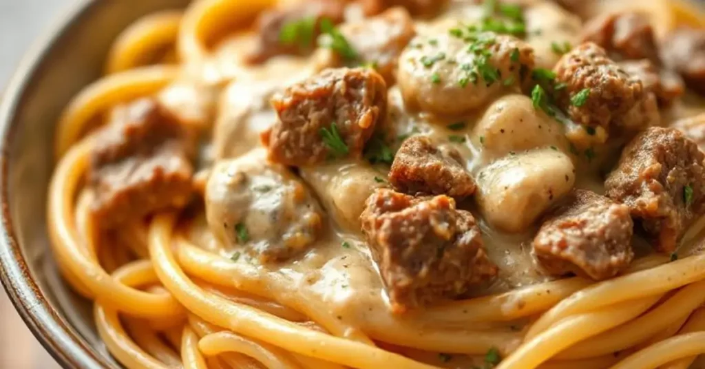 beef pasta