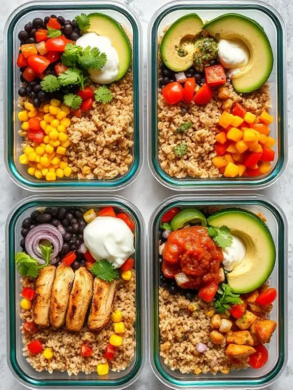 burrito bowl meal prep