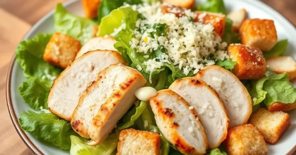 chicken caesar salad