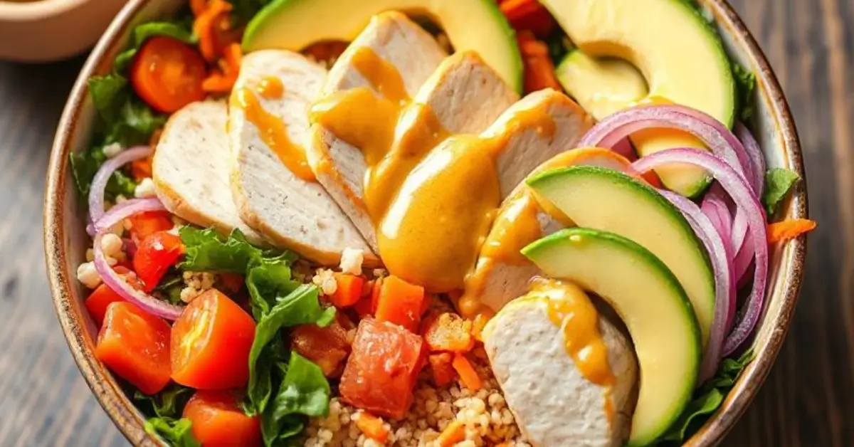 chicken protein bowl