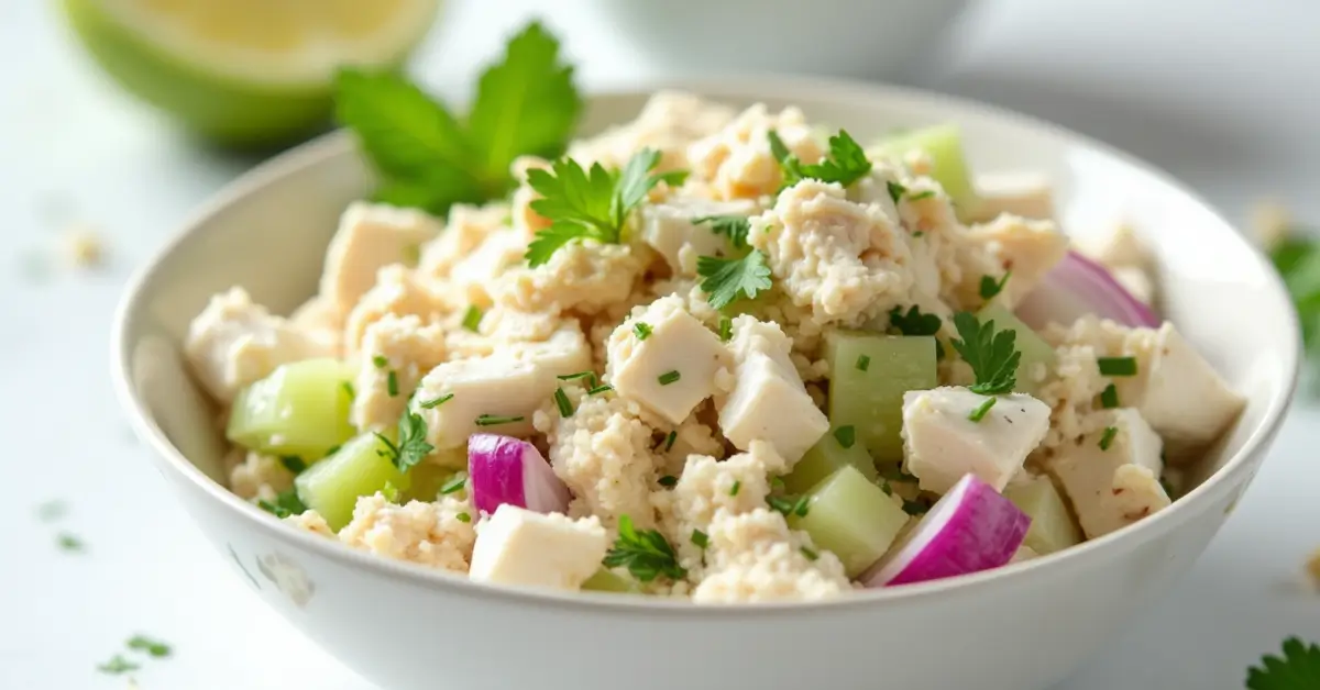 cottage cheese chicken salad