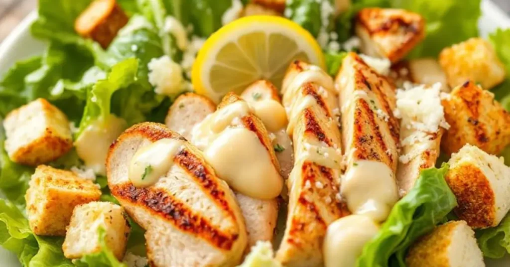 grilled chicken caesar salad