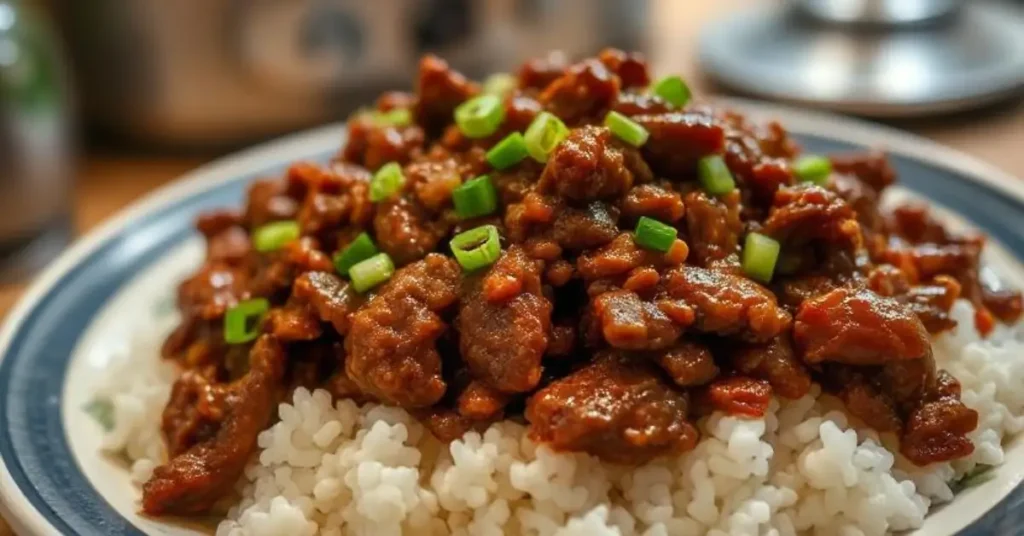 mongolian ground beef