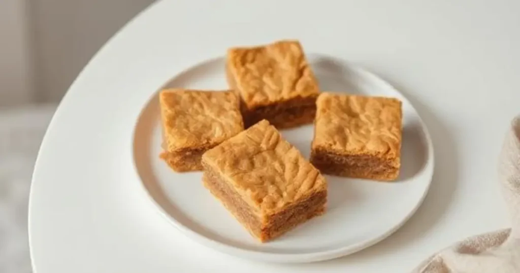 Blonde brownies