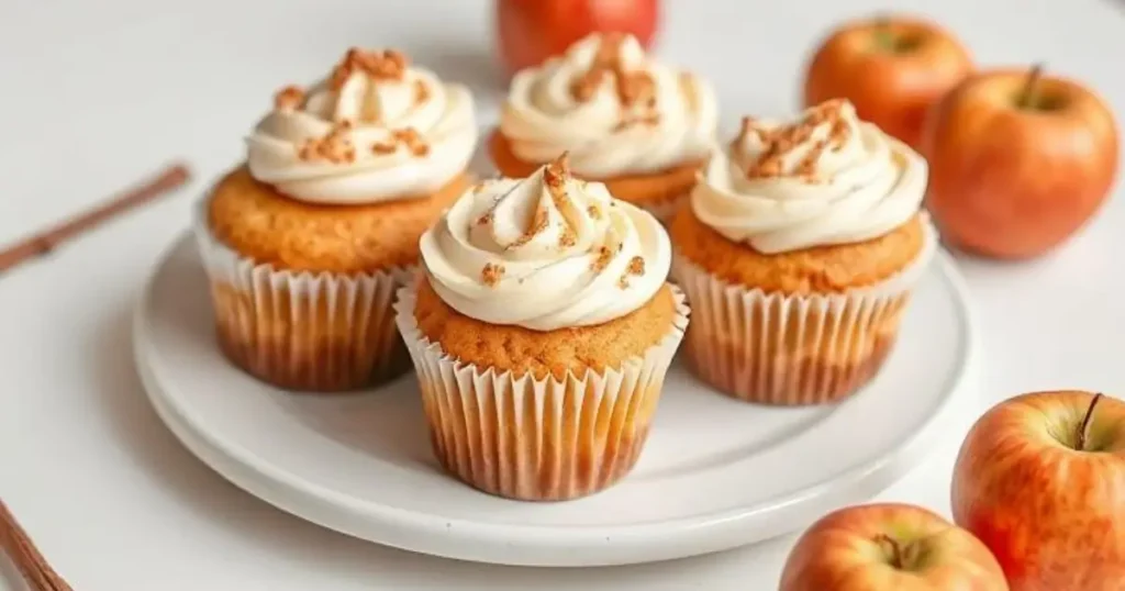 apple pie cupcakes