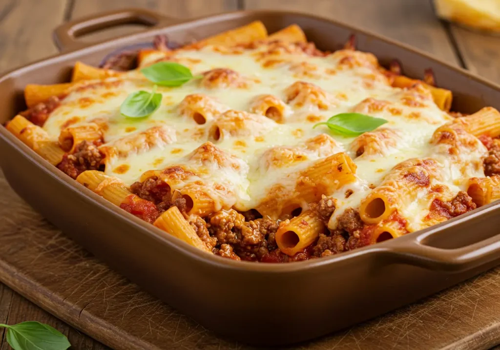 baked ziti with ground beef