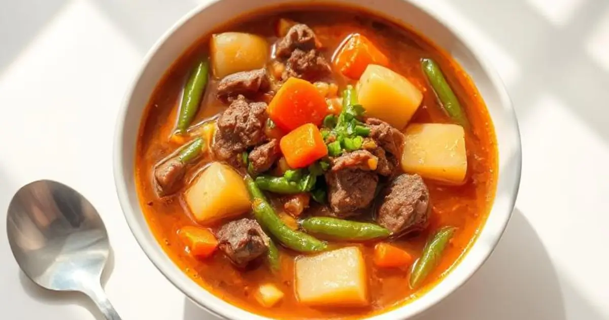 beef vegetable soup