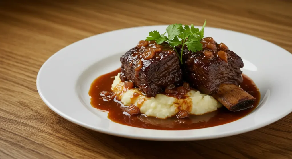 braised beef short ribs
