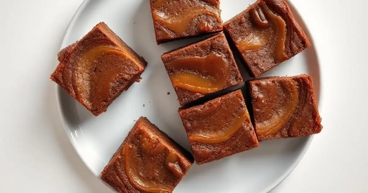 caramel brownies