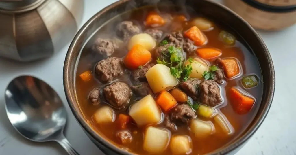 ground beef soup