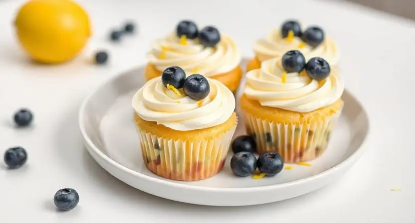 lemon blueberry cupcakes