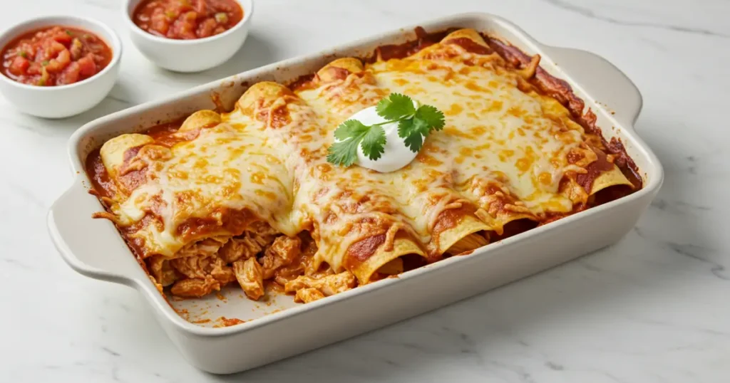 Chicken enchilada casserole