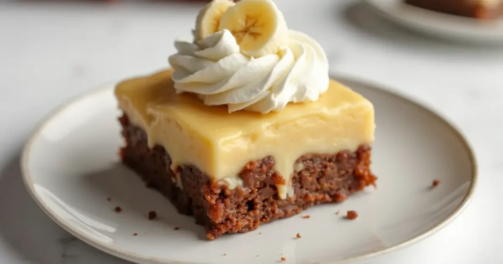 banana pudding brownies