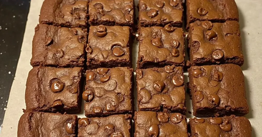 chocolate chip brownies